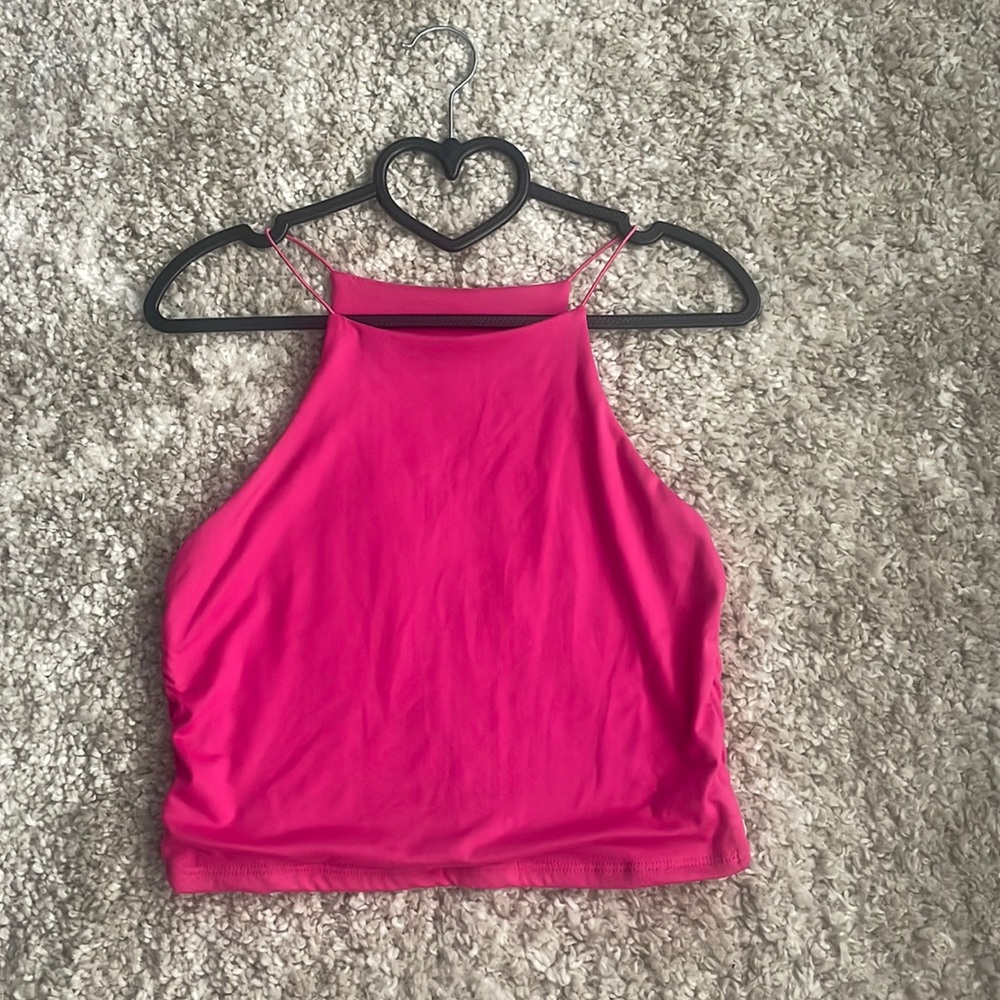 Pink size small crop top